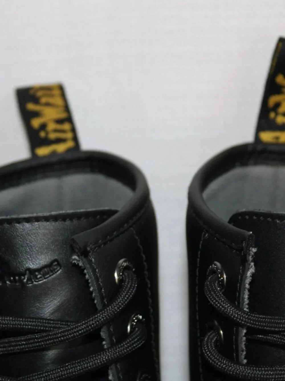 Dr. Martens Awley Black Leather Combat Boots, Men's US12, EU46, UK11